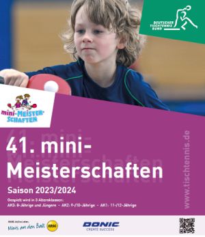 Foto: DTTB - 41.mini-Meisterschaften in Nieder-Olm